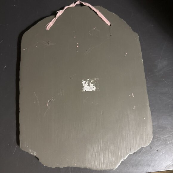 Vintage Young's Incorporated Slate Plaque Lighthouse Hand Painted 13"L x 10"W - Picture 9 of 16